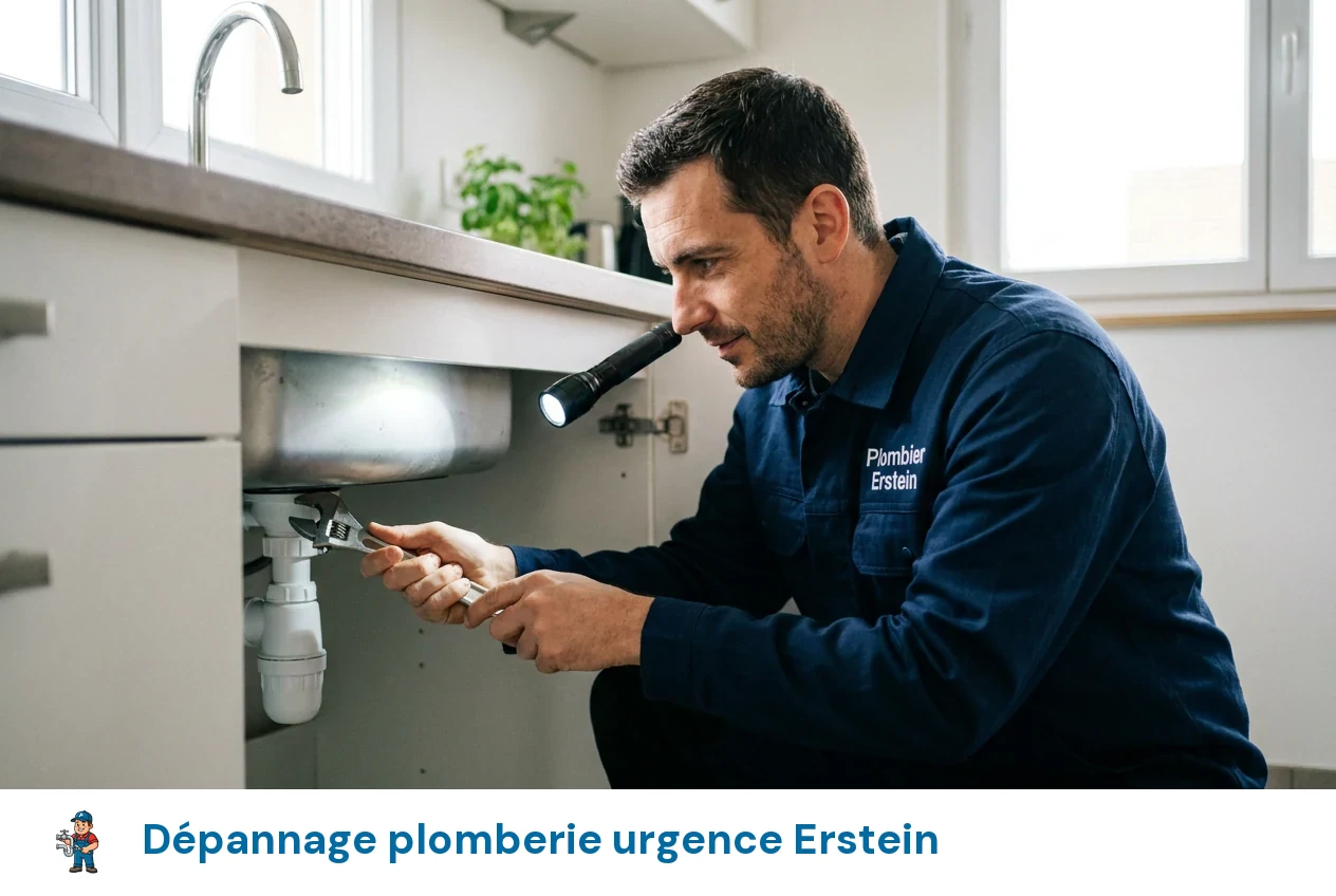 Dépannage plomberie urgence à Erstein