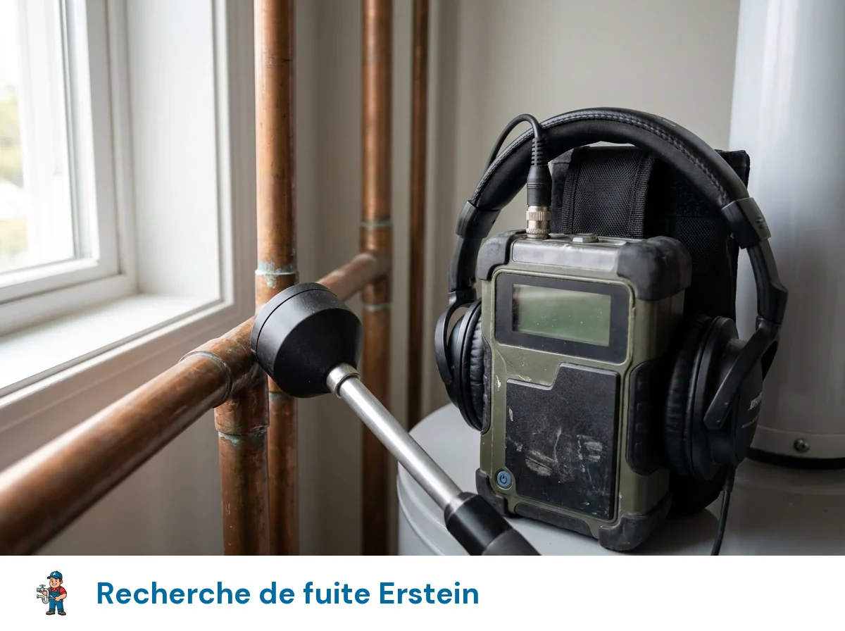 Recherche de fuite à Erstein