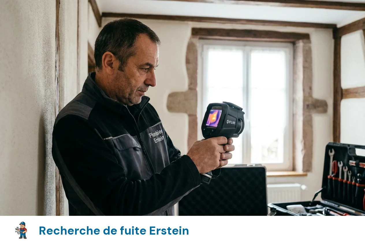 Recherche de fuite à Erstein