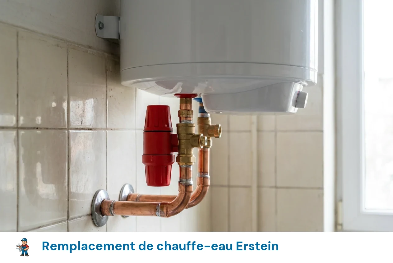 Remplacement de chauffe-eau à Erstein