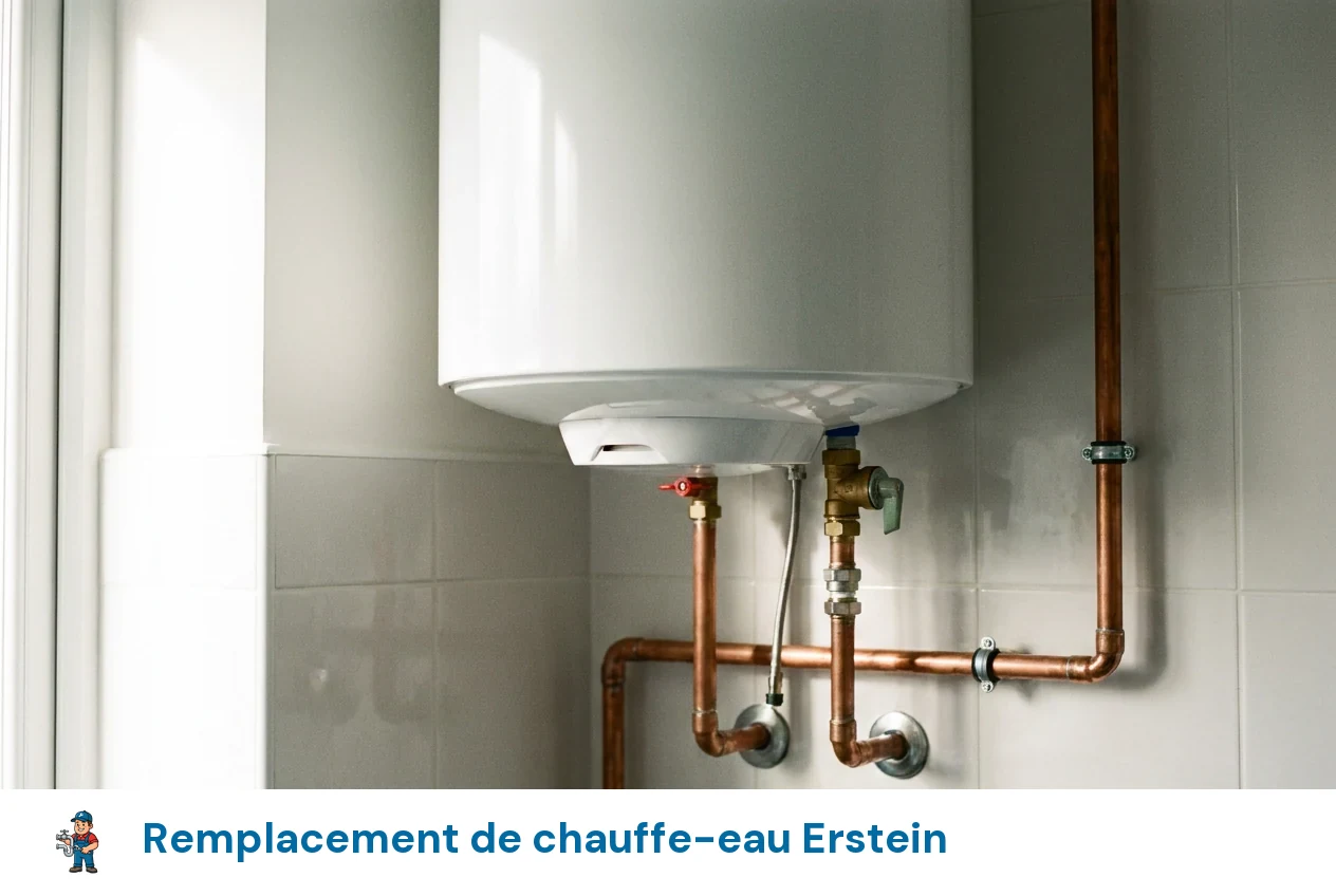 Remplacement de chauffe-eau à Erstein