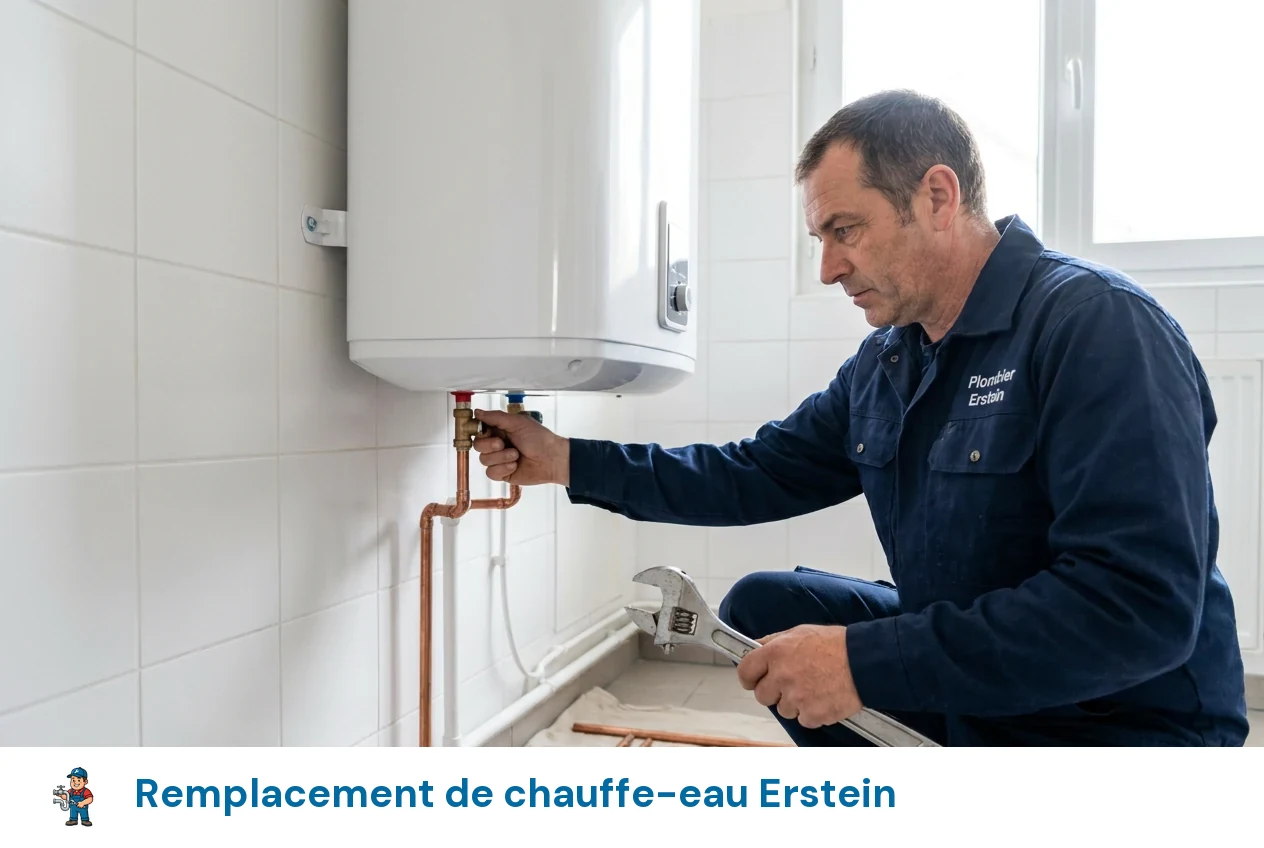 Remplacement de chauffe-eau à Erstein