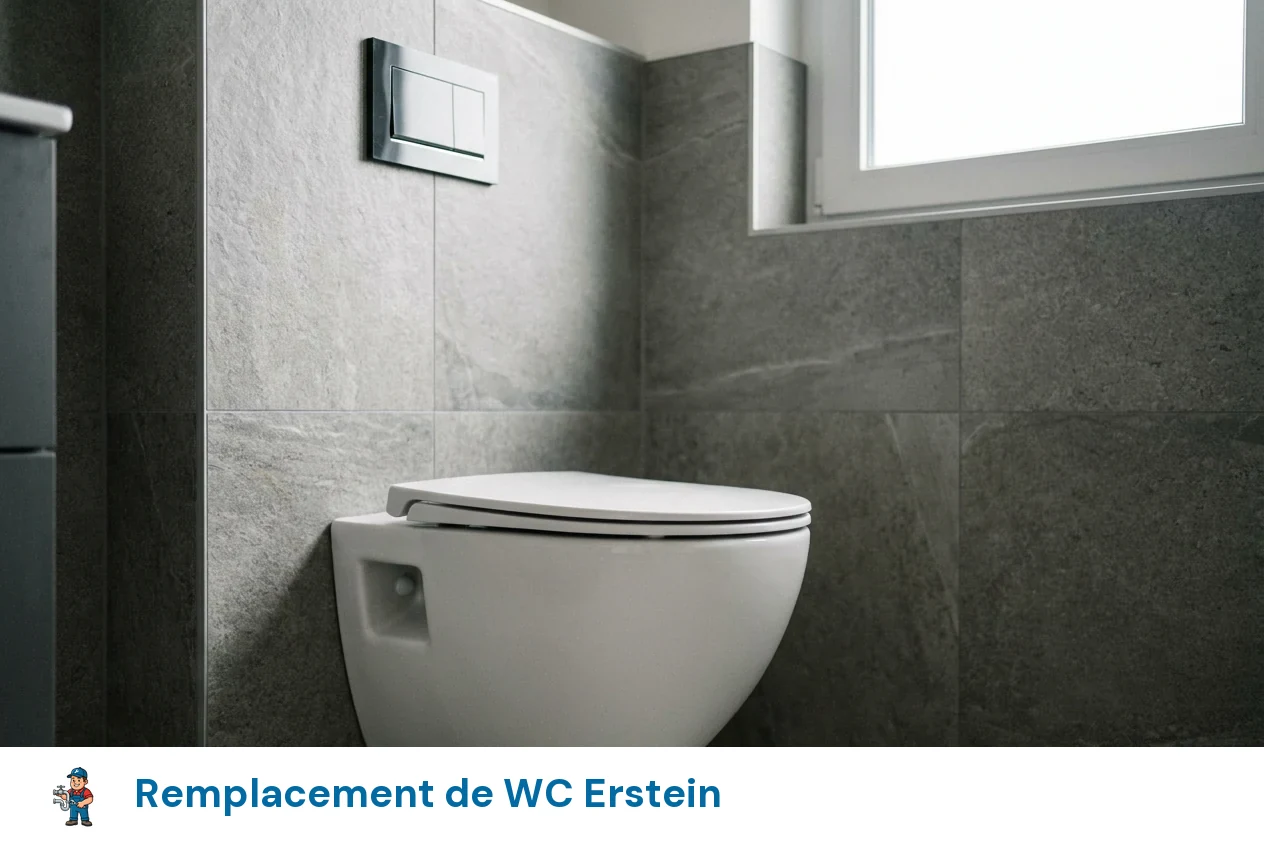 Remplacement de WC à Erstein