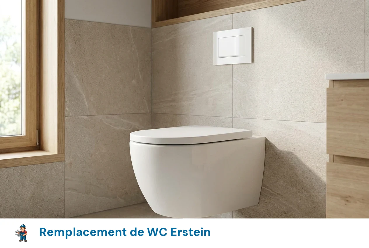 Remplacement de WC à Erstein