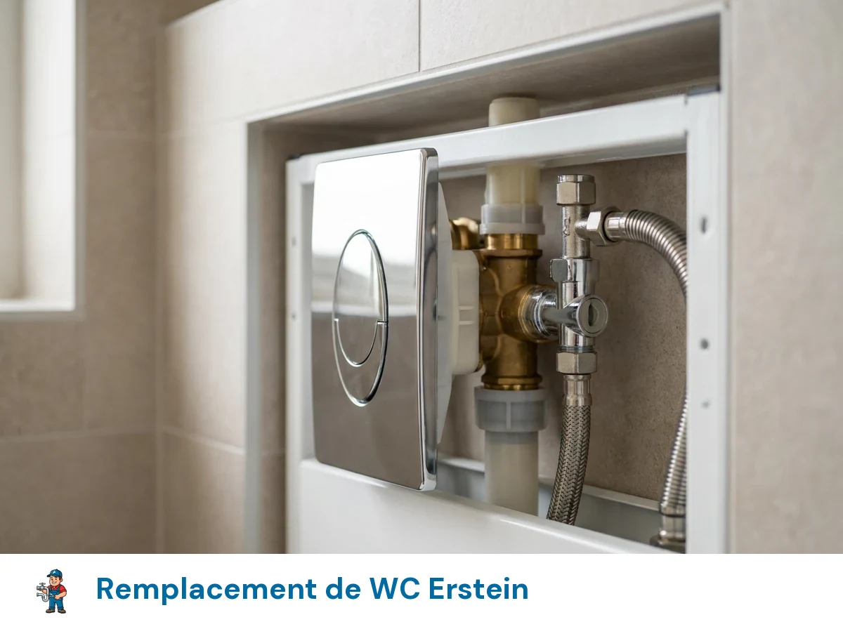Remplacement de WC à Erstein